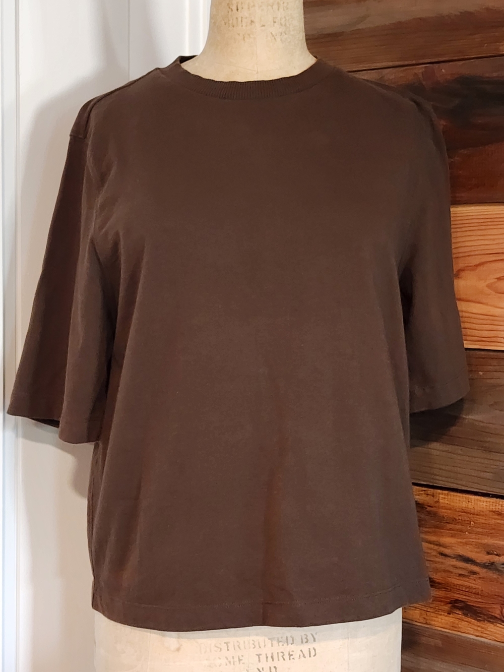 United Colors Of Benetton Brown Short-Sleeve Crew Tee